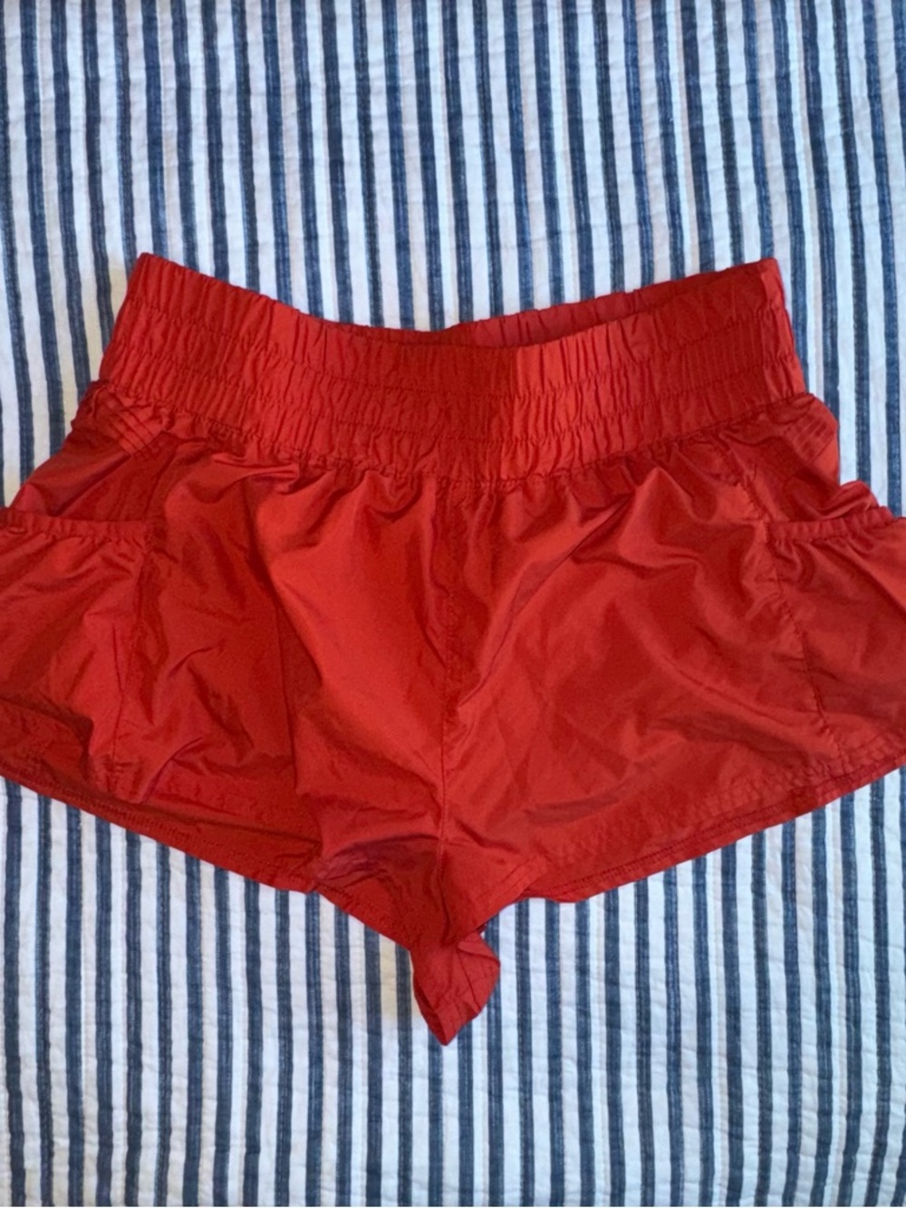 FP Movement by Free People “Get Your Flirt On” Red Shorts
